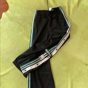 Adidas Europe wide leg stove pipe track pants